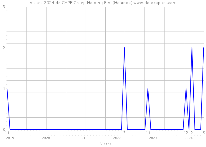 Visitas 2024 de CAPE Groep Holding B.V. (Holanda) 