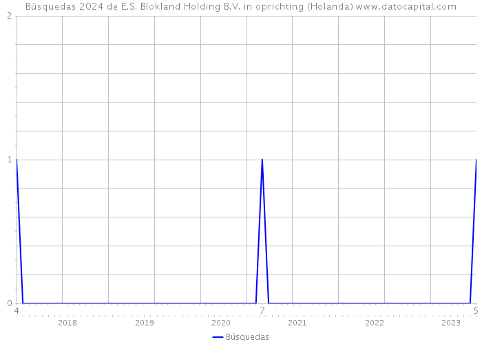 Búsquedas 2024 de E.S. Blokland Holding B.V. in oprichting (Holanda) 