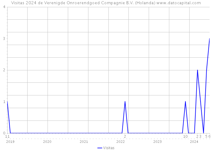 Visitas 2024 de Verenigde Onroerendgoed Compagnie B.V. (Holanda) 