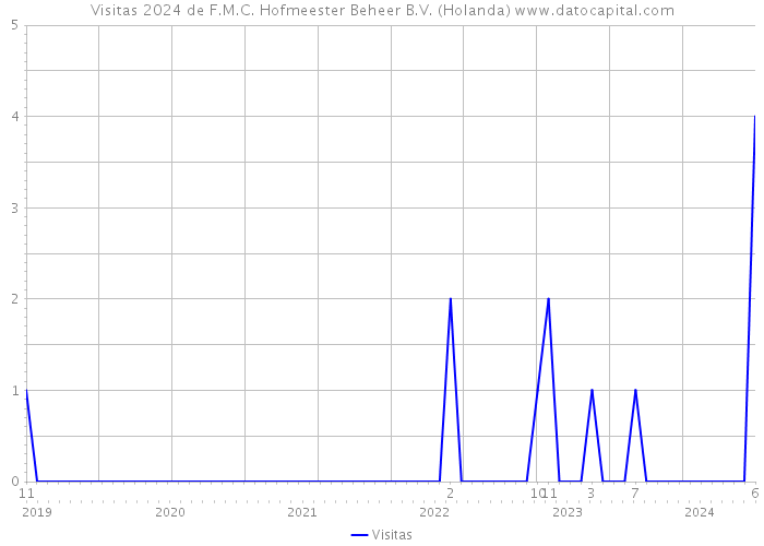 Visitas 2024 de F.M.C. Hofmeester Beheer B.V. (Holanda) 