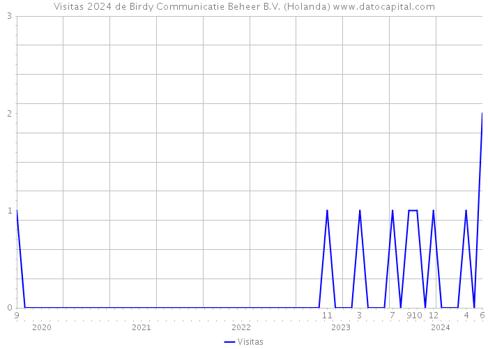 Visitas 2024 de Birdy Communicatie Beheer B.V. (Holanda) 