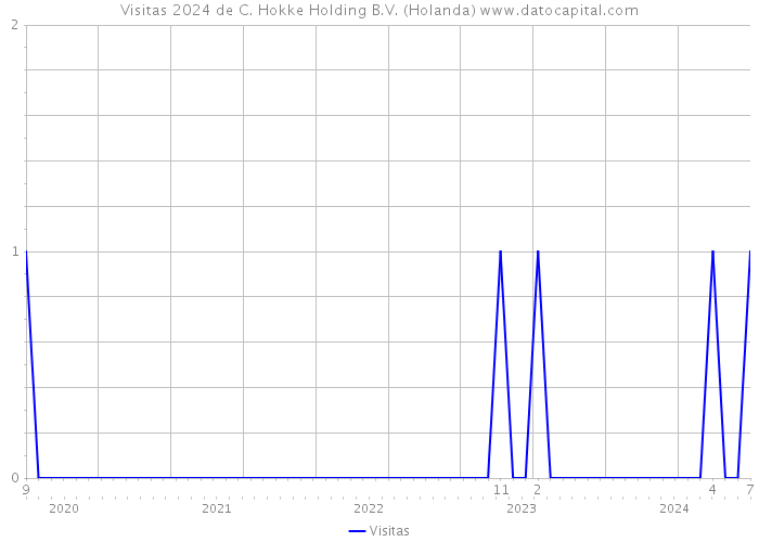 Visitas 2024 de C. Hokke Holding B.V. (Holanda) 