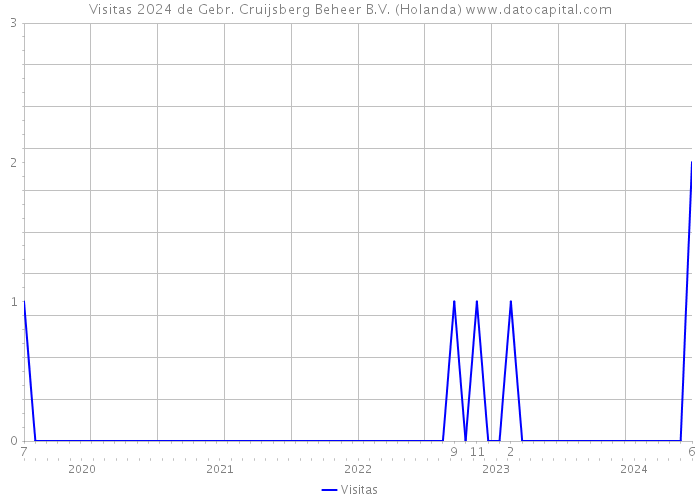 Visitas 2024 de Gebr. Cruijsberg Beheer B.V. (Holanda) 