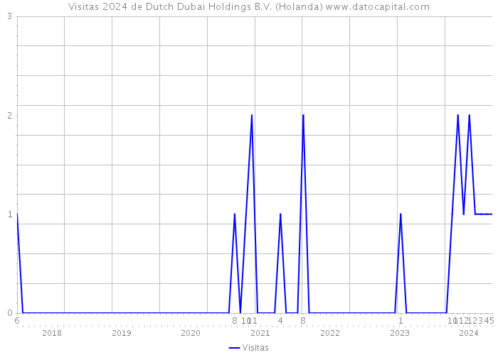 Visitas 2024 de Dutch Dubai Holdings B.V. (Holanda) 