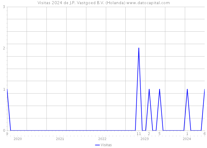 Visitas 2024 de J.P. Vastgoed B.V. (Holanda) 