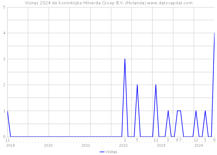 Visitas 2024 de Koninklijke Hilverda Groep B.V. (Holanda) 