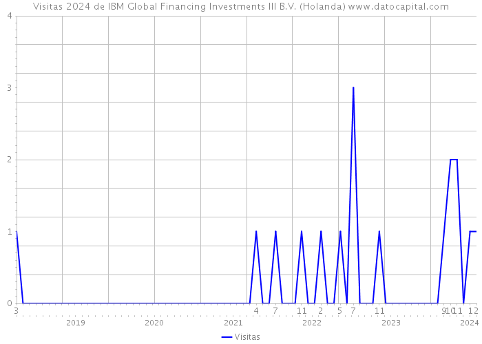 Visitas 2024 de IBM Global Financing Investments III B.V. (Holanda) 