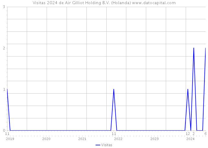 Visitas 2024 de Air Gilliot Holding B.V. (Holanda) 