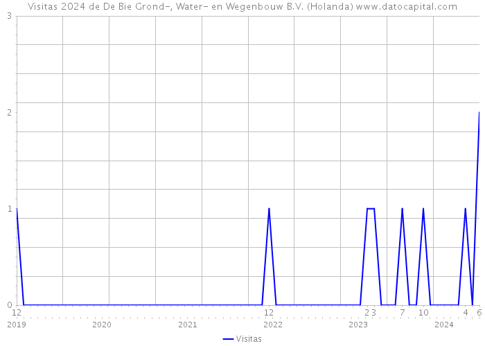 Visitas 2024 de De Bie Grond-, Water- en Wegenbouw B.V. (Holanda) 