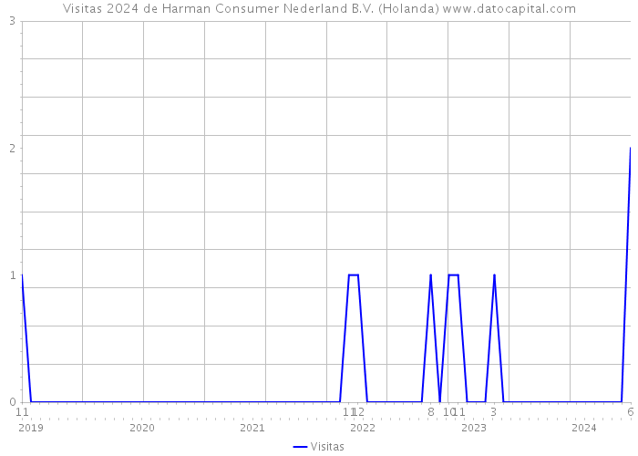 Visitas 2024 de Harman Consumer Nederland B.V. (Holanda) 