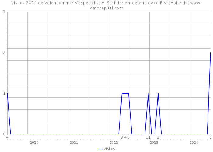 Visitas 2024 de Volendammer Visspecialist H. Schilder onroerend goed B.V. (Holanda) 