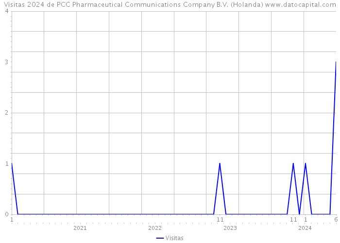 Visitas 2024 de PCC Pharmaceutical Communications Company B.V. (Holanda) 