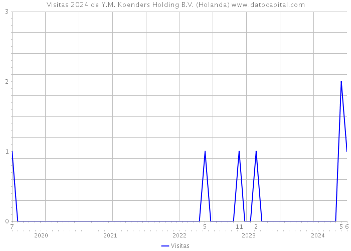 Visitas 2024 de Y.M. Koenders Holding B.V. (Holanda) 