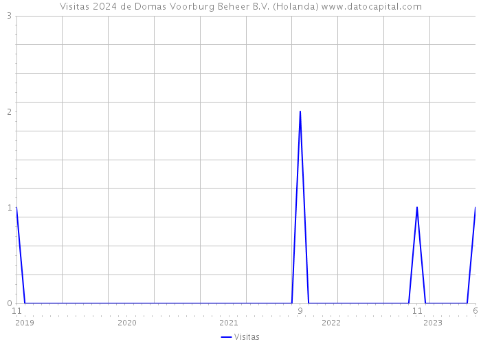 Visitas 2024 de Domas Voorburg Beheer B.V. (Holanda) 