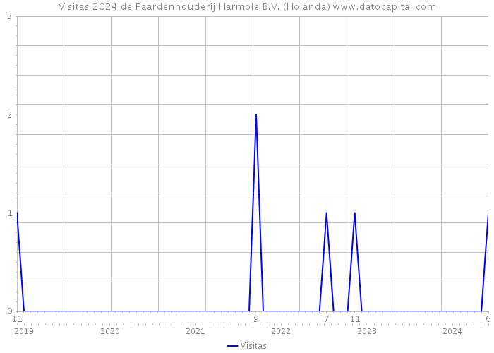 Visitas 2024 de Paardenhouderij Harmole B.V. (Holanda) 