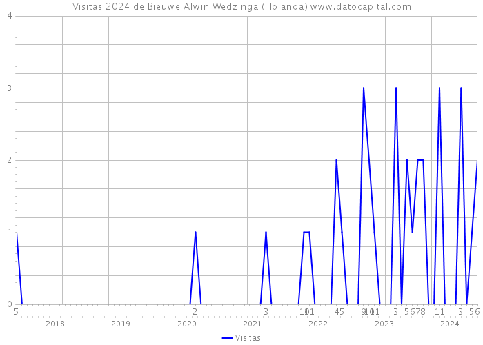 Visitas 2024 de Bieuwe Alwin Wedzinga (Holanda) 