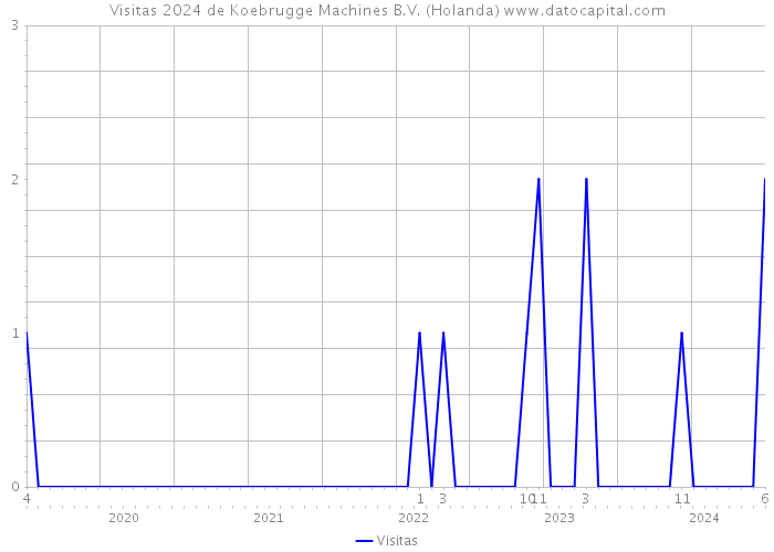 Visitas 2024 de Koebrugge Machines B.V. (Holanda) 