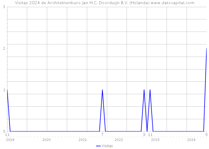 Visitas 2024 de Architektenburo Jan H.C. Doorduijn B.V. (Holanda) 