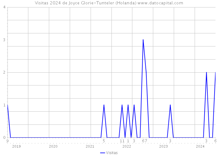 Visitas 2024 de Joyce Glorie-Tunteler (Holanda) 