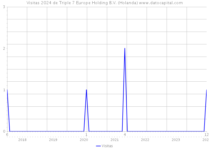 Visitas 2024 de Triple 7 Europe Holding B.V. (Holanda) 