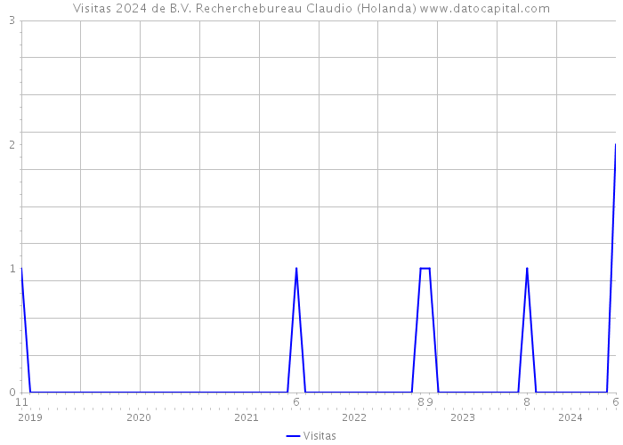 Visitas 2024 de B.V. Recherchebureau Claudio (Holanda) 