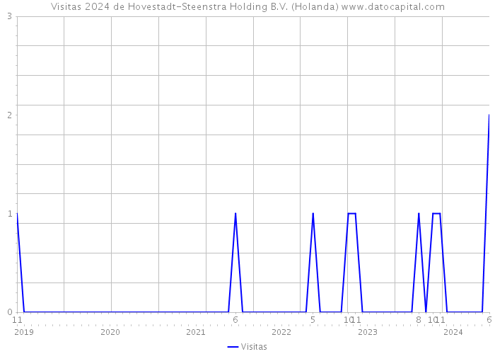 Visitas 2024 de Hovestadt-Steenstra Holding B.V. (Holanda) 