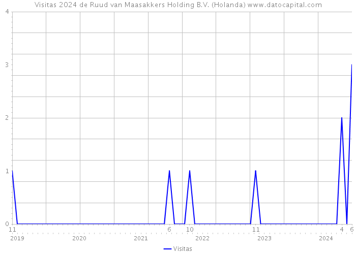 Visitas 2024 de Ruud van Maasakkers Holding B.V. (Holanda) 