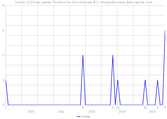 Visitas 2024 de Laman Technische Groothandel B.V. (Holanda) 