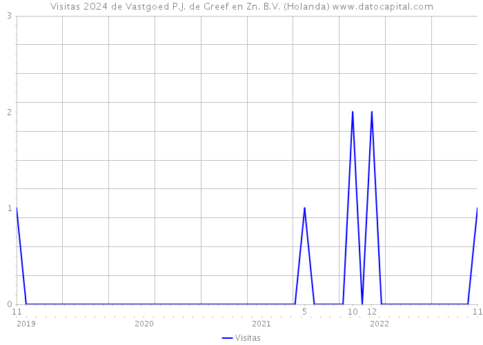 Visitas 2024 de Vastgoed P.J. de Greef en Zn. B.V. (Holanda) 