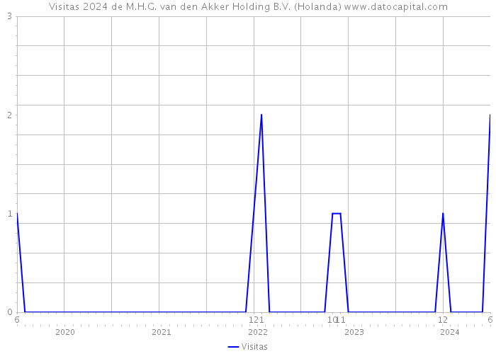 Visitas 2024 de M.H.G. van den Akker Holding B.V. (Holanda) 