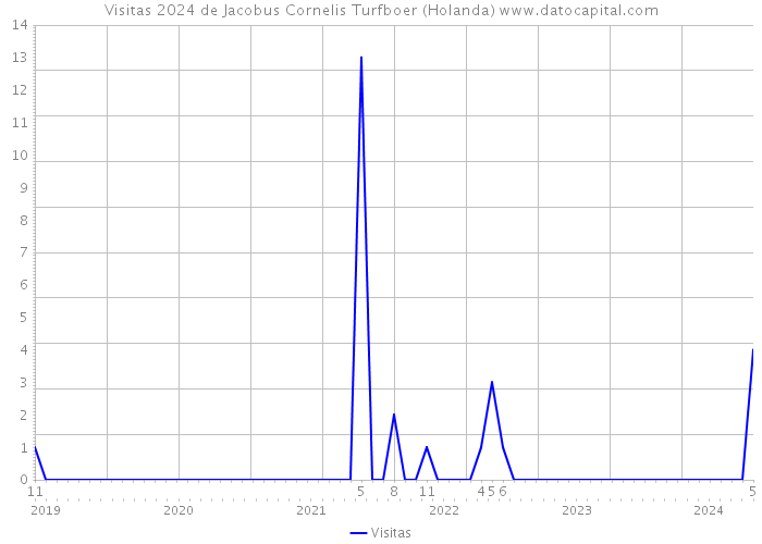 Visitas 2024 de Jacobus Cornelis Turfboer (Holanda) 