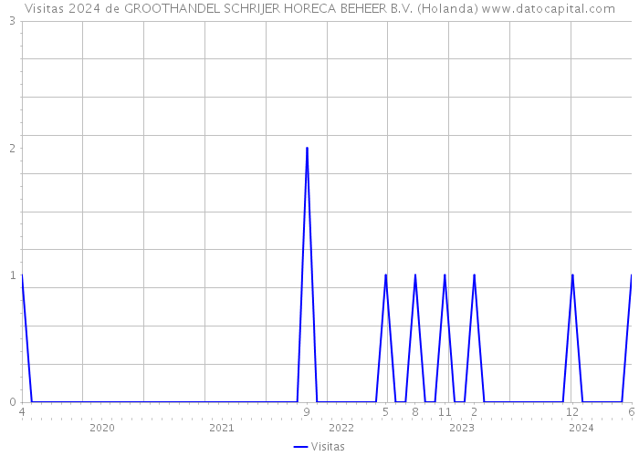 Visitas 2024 de GROOTHANDEL SCHRIJER HORECA BEHEER B.V. (Holanda) 