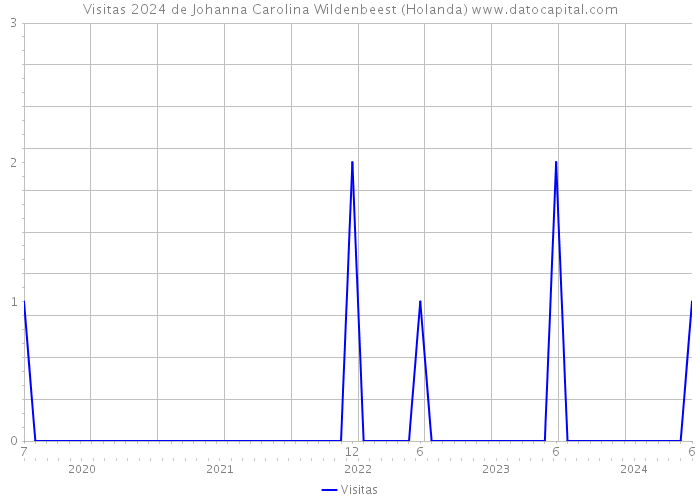 Visitas 2024 de Johanna Carolina Wildenbeest (Holanda) 