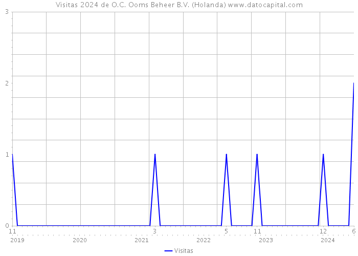 Visitas 2024 de O.C. Ooms Beheer B.V. (Holanda) 