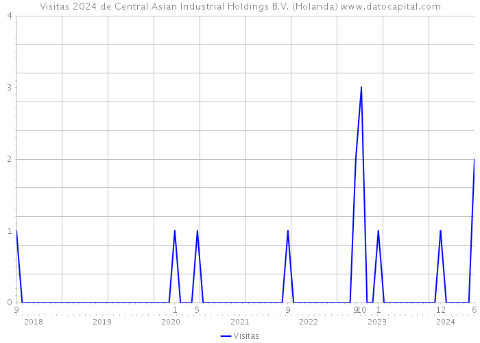 Visitas 2024 de Central Asian Industrial Holdings B.V. (Holanda) 