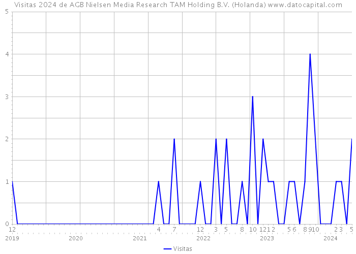 Visitas 2024 de AGB Nielsen Media Research TAM Holding B.V. (Holanda) 