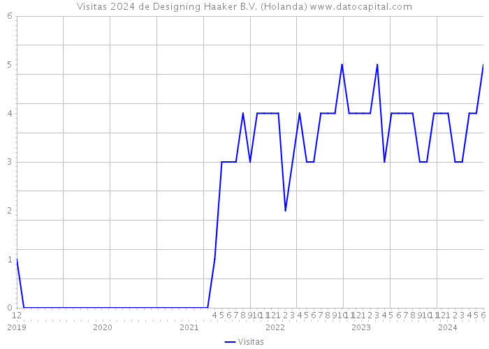 Visitas 2024 de Designing Haaker B.V. (Holanda) 