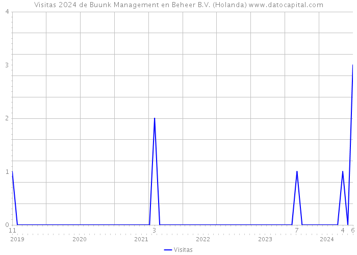 Visitas 2024 de Buunk Management en Beheer B.V. (Holanda) 
