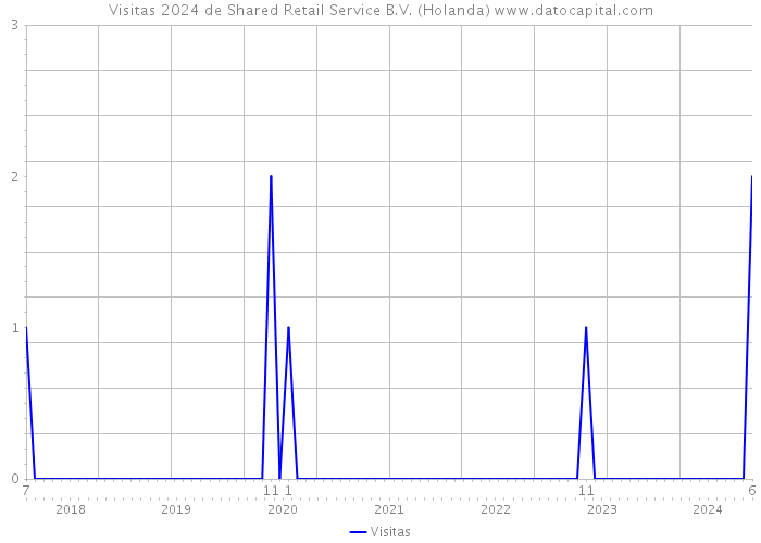 Visitas 2024 de Shared Retail Service B.V. (Holanda) 