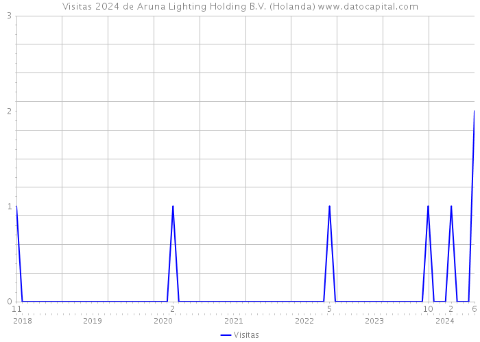 Visitas 2024 de Aruna Lighting Holding B.V. (Holanda) 