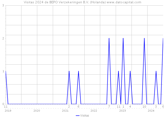 Visitas 2024 de BEPO Verzekeringen B.V. (Holanda) 