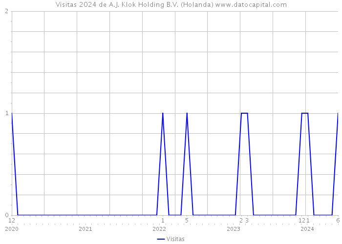 Visitas 2024 de A.J. Klok Holding B.V. (Holanda) 