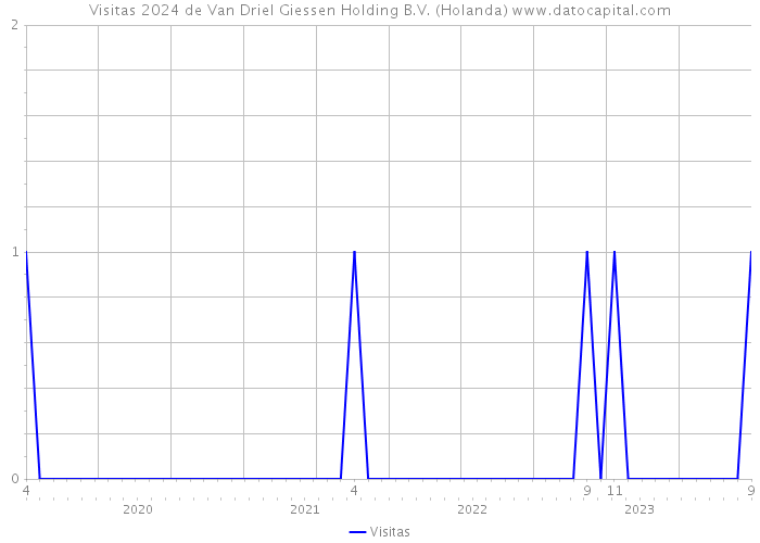 Visitas 2024 de Van Driel Giessen Holding B.V. (Holanda) 