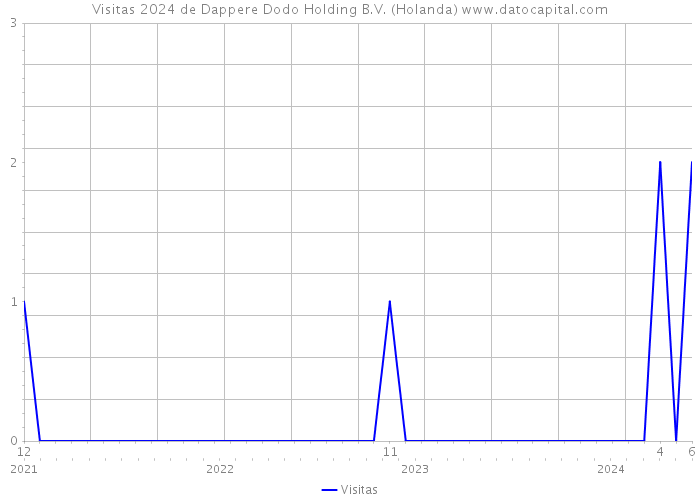 Visitas 2024 de Dappere Dodo Holding B.V. (Holanda) 