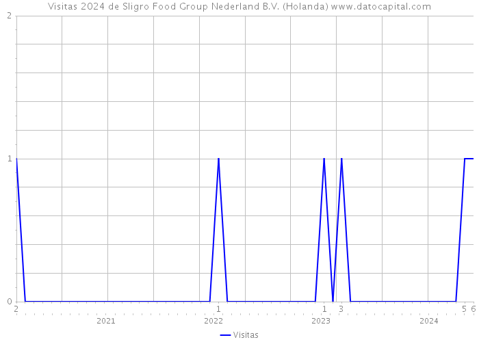 Visitas 2024 de Sligro Food Group Nederland B.V. (Holanda) 