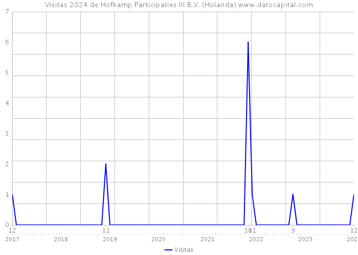 Visitas 2024 de Hofkamp Participaties III B.V. (Holanda) 