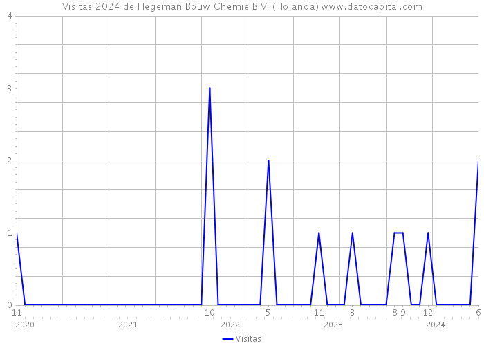 Visitas 2024 de Hegeman Bouw Chemie B.V. (Holanda) 