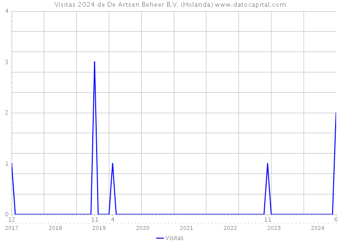 Visitas 2024 de De Artsen Beheer B.V. (Holanda) 