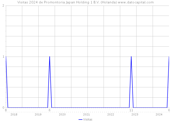 Visitas 2024 de Promontoria Japan Holding 1 B.V. (Holanda) 