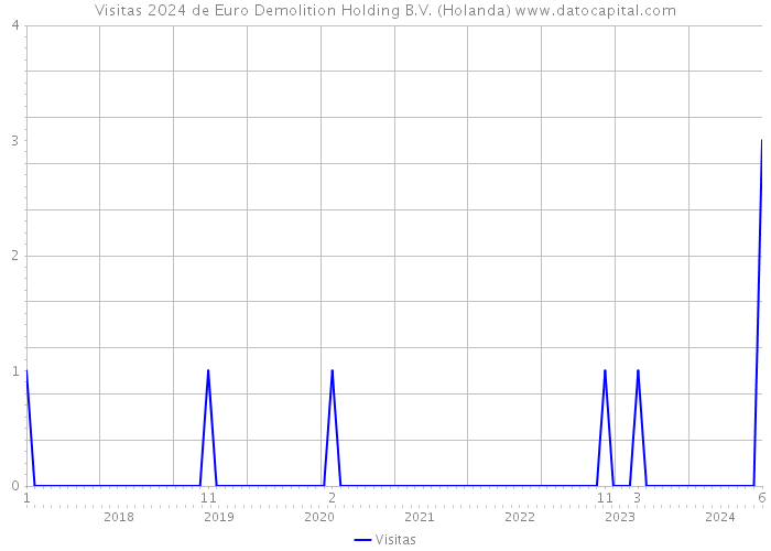 Visitas 2024 de Euro Demolition Holding B.V. (Holanda) 